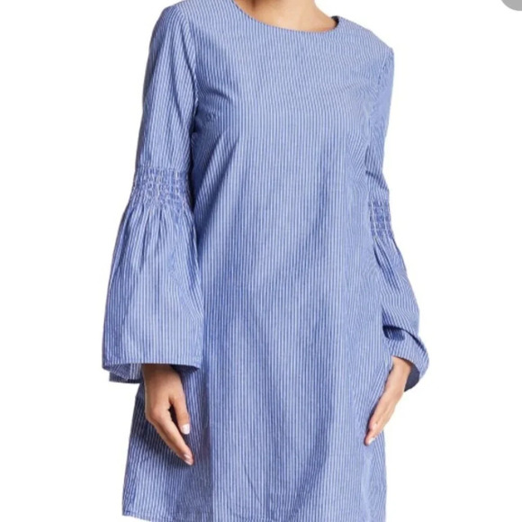 beachlunchlounge Dresses & Skirts - BeachLunchLounge | Striped Bell Sleeve Dress